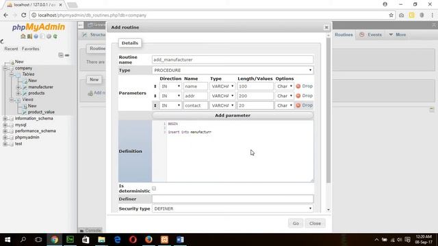 MySQL(part-5): Create stored routine in mysql server and use by PHP смотреть онлайн