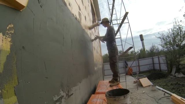 наносим клей