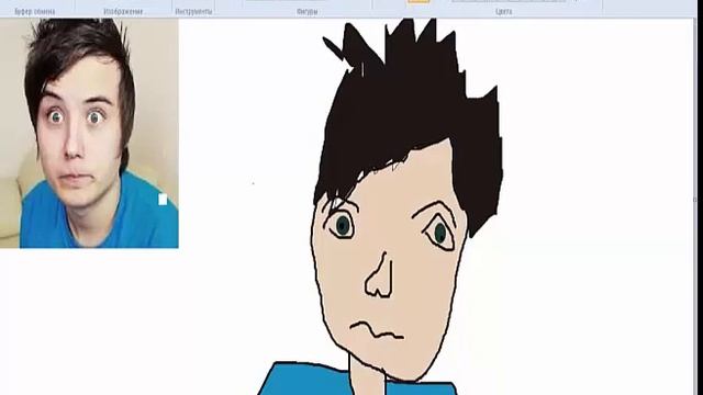 Рисуем ютуберов в paint #1 смотреть онлайн