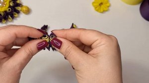 Заколки канзаши, МК / DIY  Kanzashi flowers