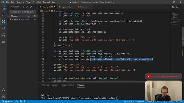 LIVE Programming a Web Crawler w/ Kotlin – Programming Polyglot #000 смотреть онлайн
