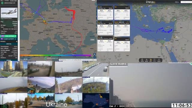 Live Cams From GAZA ISRAEL Multicams and Aircraft Tracking смотреть онлайн