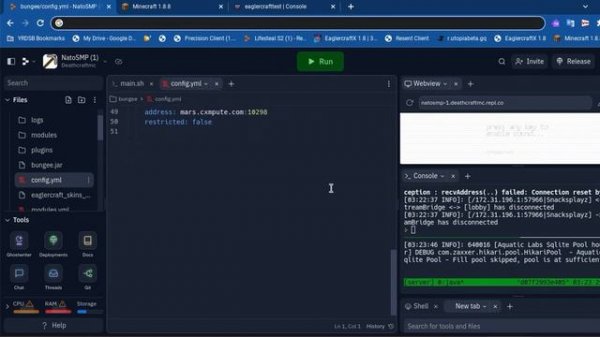 how to create a eaglercraft server plus java without replit
