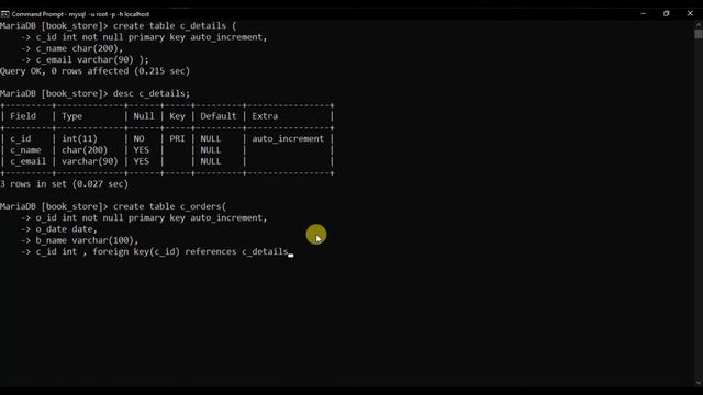 MySQL tutorial in hindi | part 19 | how to set primary key and foreign key in mysql смотреть онлайн