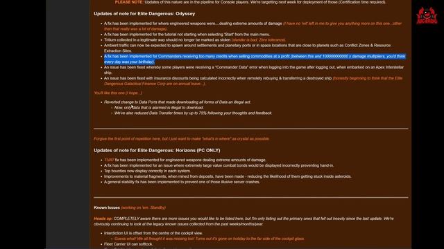 Update 7.1 Hotfixes for the HOTFIX Elite Dangerous Horizons and Odyssey смотреть онлайн