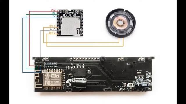 Модуль MP3 плеера DFPlayer Mini - добавляем будильник ламповым часам | #Обзор смотреть онлайн