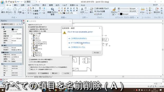 【名前削除（PURGE）】AutoCAD互換IJCAD смотреть онлайн