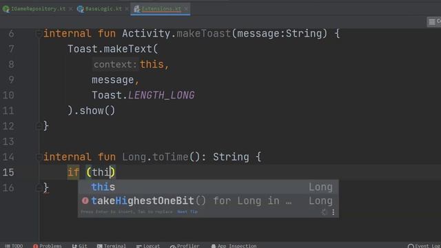 3 Extensions, Open Closed Principle, Abstract Class, Singleton | Android Studio Tutorial Kotlin смотреть онлайн