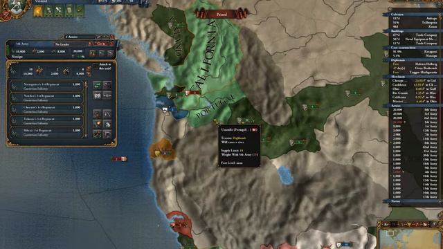 Let's Play EU4 as Vinland - Part 44 - The Great California War Begins смотреть онлайн