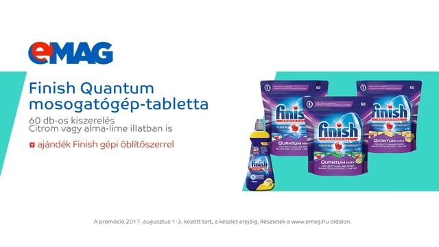 Érdemes visszatérni hozzánk - Finish Quantum mosogatógép-tabletta ajándékkal смотреть онлайн
