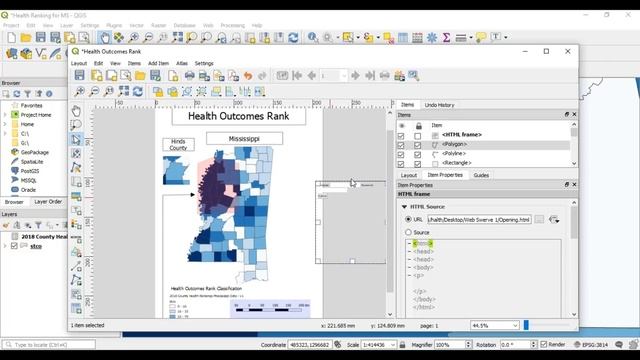 QGIS Basics #18: Layout Manager - HTML Box and Attribute Table Insertion смотреть онлайн