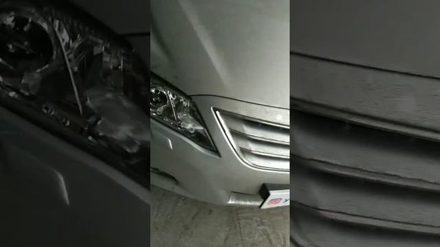 Toyota Camry 45 Bi Led installation, установили би лед линзы 3 дюйма!!! смотреть онлайн