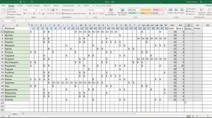 Excel. Как посчитать рабочие смены в табеле Excel