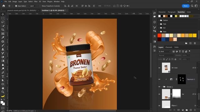 How to design CREATIVE ad for Social Media in Photoshop | Tutorial in Hindi смотреть онлайн