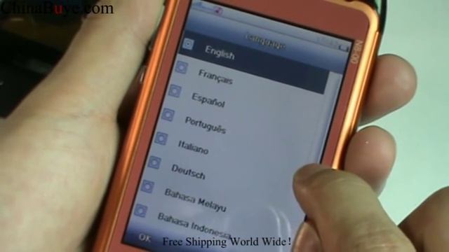 N8-00 Quad Band Dual SIM TV WIFI Phone with Java Orange Review смотреть онлайн