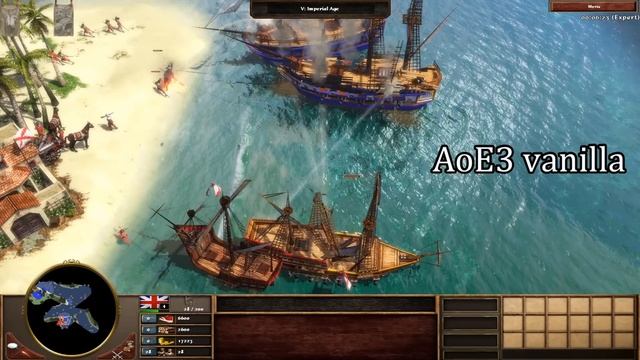 AoE3 vs AoE3 DE Graphics Comparison смотреть онлайн
