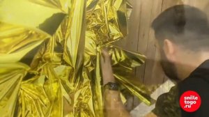 Фотозона из фольги