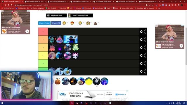 [GPO] Update 8 Fruit Tier List смотреть онлайн