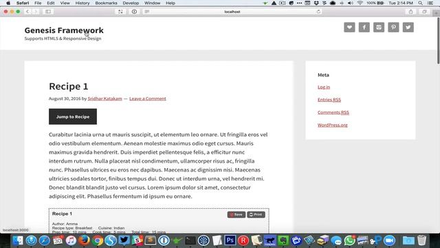 Jump to Recipe button for EasyRecipe using PHP in Genesis смотреть онлайн