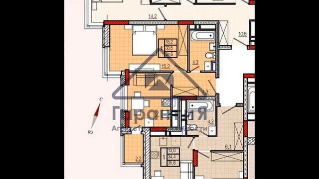 1-комнатная квартира в новом монолитно-кирпичном доме! смотреть онлайн