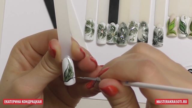 Мокрый лист. Фрагмент вебинара "Весенние тюльпаны". Екатерина Кондрацкая смотреть онлайн