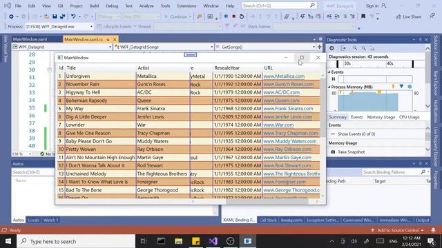 WPF Controls | 27-Datagrid | Part 3 | Datagrid in WPF | WPF Datagrid смотреть онлайн