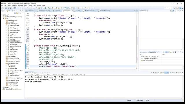 Varargs & CommandLine смотреть онлайн