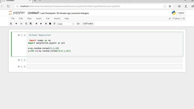Linear Regression Machine Learning (python example in jupyter notebook) || Intro to Machine Learnin смотреть онлайн