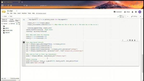 Create Simple Chat Bot with Python on Colab Google
