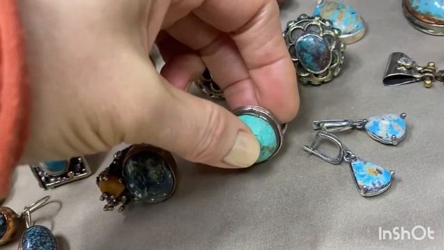 Украшения с бирюзой. Купить онлайн. Мой телефон ? 8 915 560 22 88 смотреть онлайн