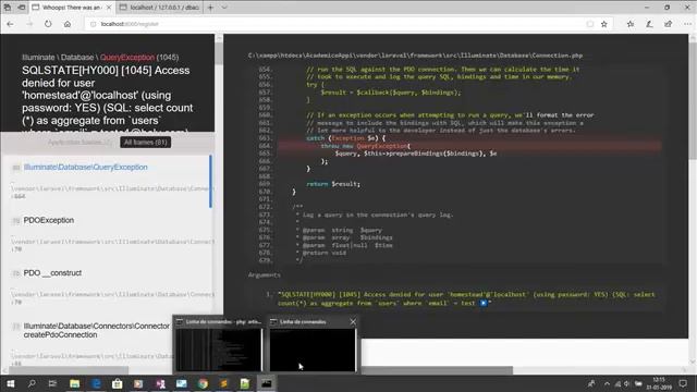 Laravel - Erro/Solução de Migração - SQLSTATE[42000] смотреть онлайн
