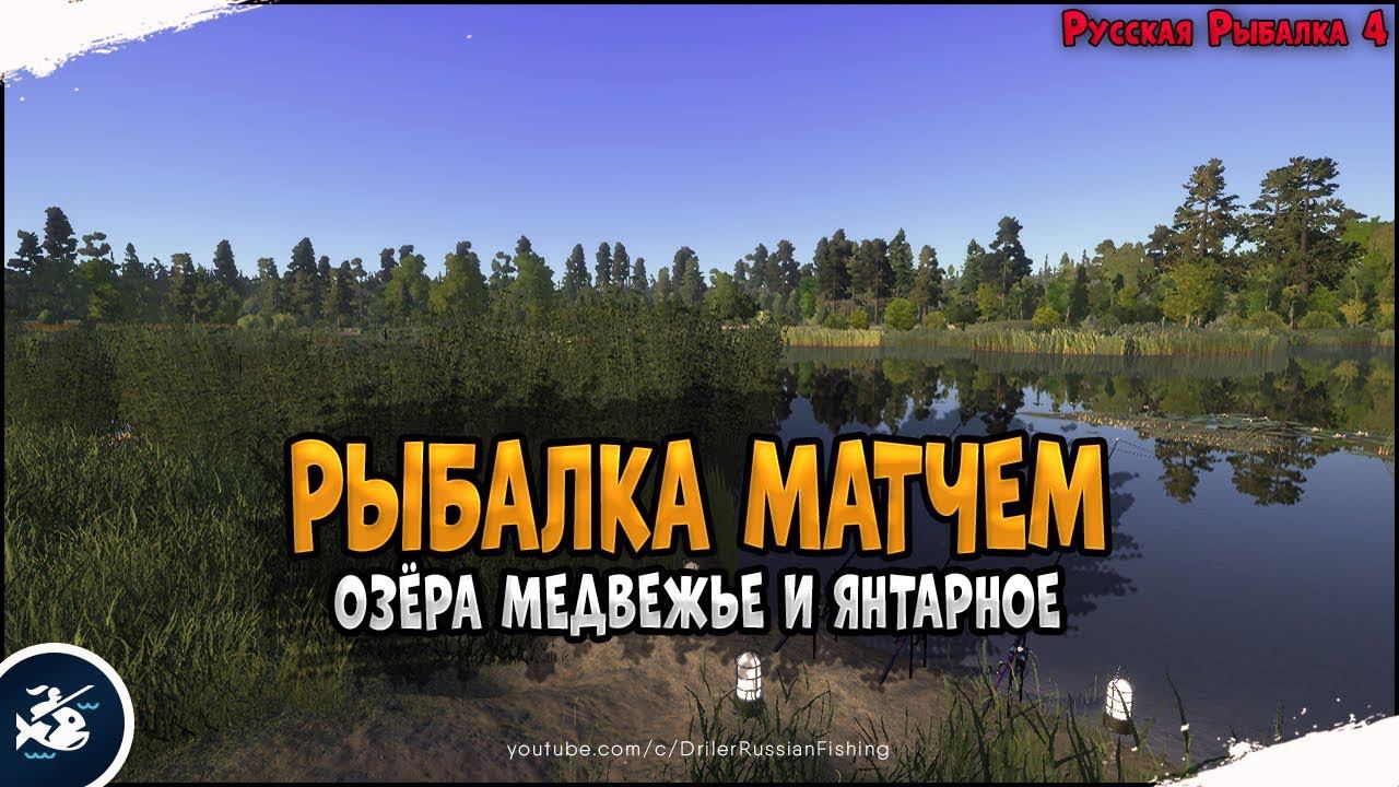 Рыбалка Матчем • оз. Медвежье и оз. Янтарное  • Driler - Русская Рыбалка 4