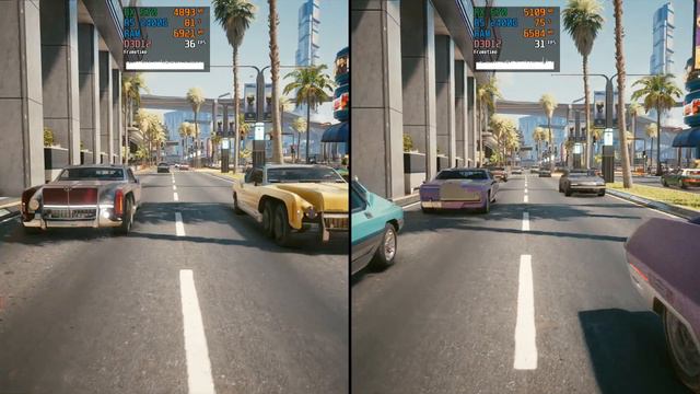 Cyberpunk 2077 Patch 1.1 vs 1.06 (Benchmark Test) смотреть онлайн