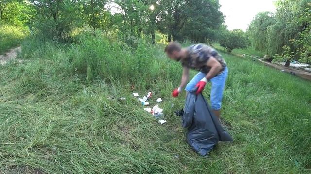 Сбор мусора. Выполняю челлендж по сбору мусора. смотреть онлайн