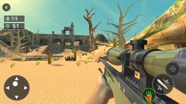 Deadly Dinosaur Hunter Sniper Animal Shooting Game Android Gameplay #3 смотреть онлайн