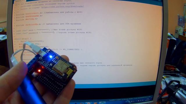 #050 Arduino OTA Заливка Скетча по WiFi без проводов смотреть онлайн
