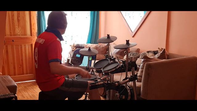 Emmanuel - Sentirme Vivo with metronome (Drum cover Alesis Surge Mesh Kit) смотреть онлайн