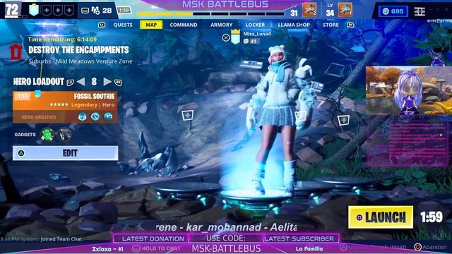 LIVESTREAM FORTNITE SAVE THE WORLD-MSK/Prequest/160/Ventures for FREE Subs Only ! Read Pin ! смотреть онлайн
