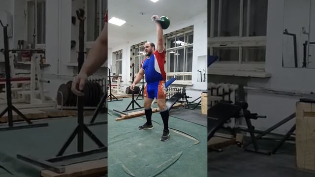 Шанин Александр Классический рывок 24 кг 50/50, 40/40, 30/30, 20/20, 10/10 смотреть онлайн