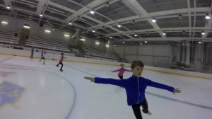 Работа над скольжением - тренер Добрин С.В.
