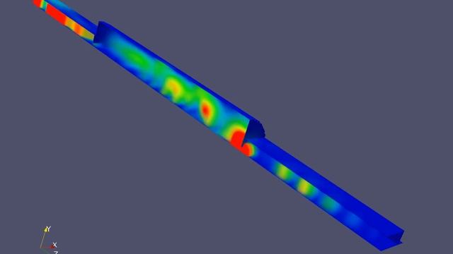 Simulation of a dual mode cavity waveguide filter. смотреть онлайн