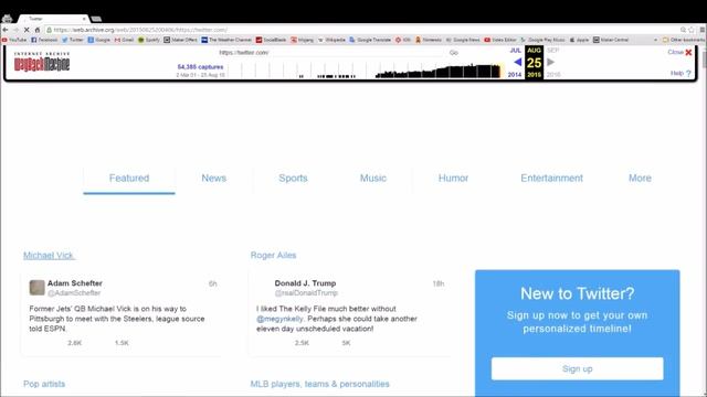Wayback When! - Facebook, Twitter, MySpace (Wayback Machine) смотреть онлайн