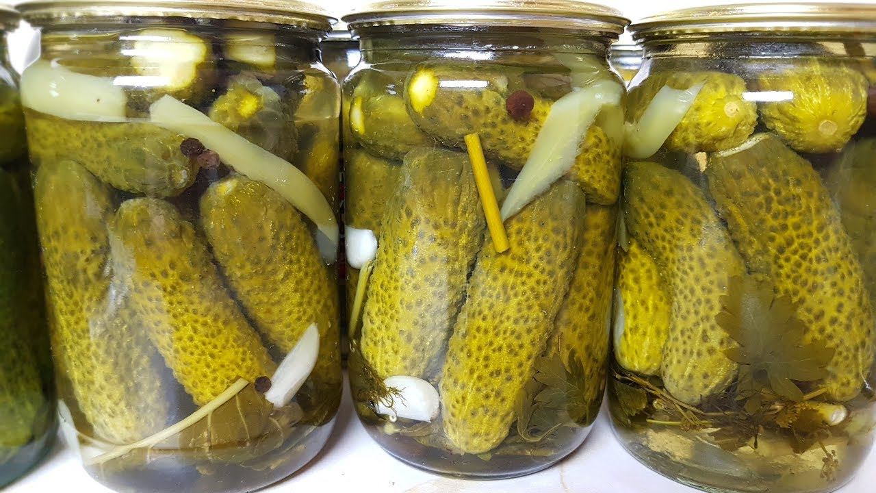 Маринованные корнишоны. Огурцы на зиму. Цыганка готовит.Gipsy Cuisine.