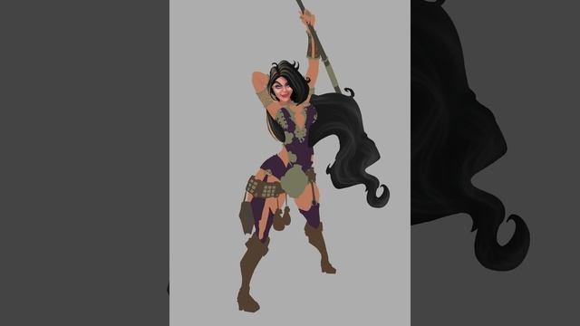 Концепт персонажа Волшебница Speed Paint АРТ Рисую смотреть онлайн