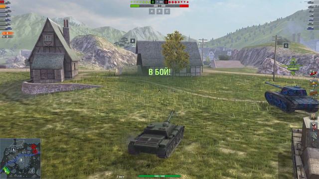 Шикарная игра на Легком классе техники но и про пт-сау не забыли :3 | World Of Tanks Blitz смотреть онлайн