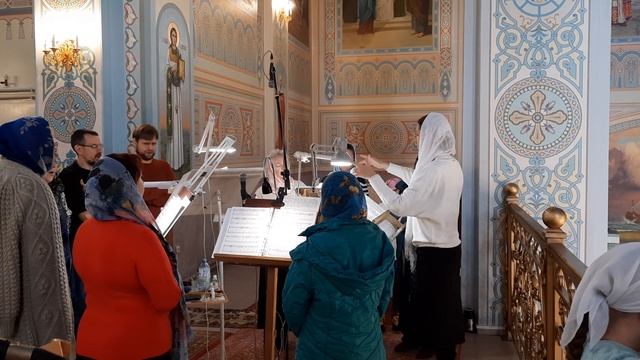 Херувимская песнь (Софрониевская). Регент Екатерина Артюхова. смотреть онлайн