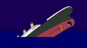 нарисованный Титаник