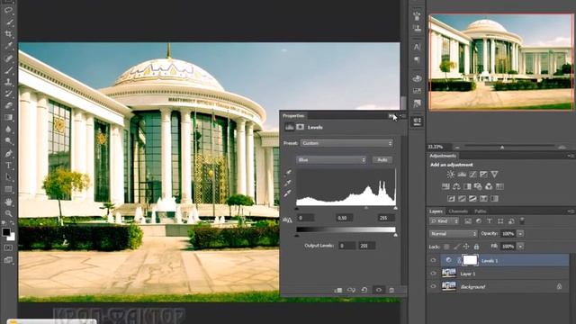 Простой ретро-эффект в фотошоп