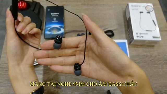 Khui hộp tai nghe không dây Sony WI-C300 - www.songtan.vn смотреть онлайн