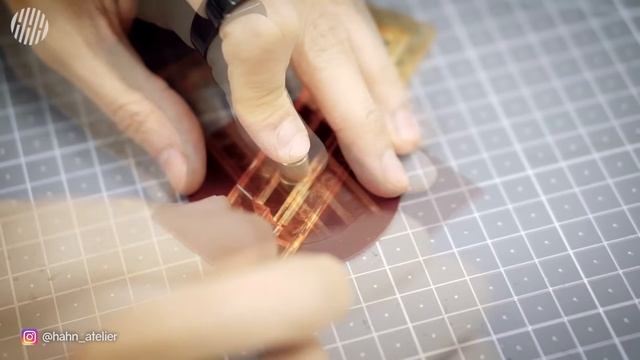 [Leathercraft] Making A Handmade Pocket Watch Leather Case